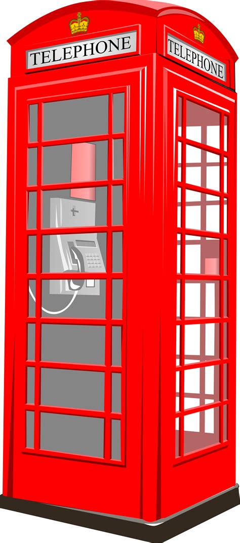 British Phone Booth 2-2555px - London Phone Box Clip Art - Png Download - Large Size Png Image ...