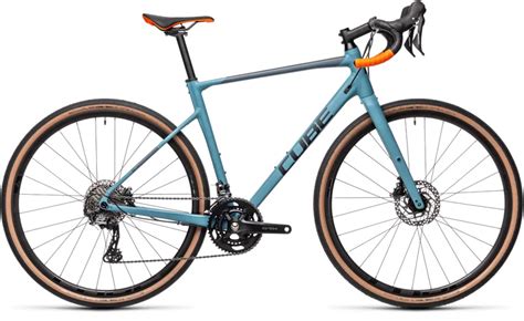 Cube Nuroad Race Gravel Bike 2021 Grey/Blue/Orange