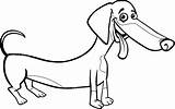 Weiner Dog Coloring Page At GetColoringscom  Free Printable Colorings sketch template