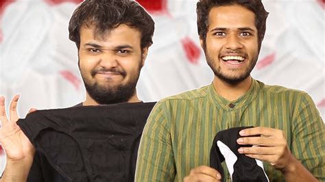 Men Wear Sanitary Pads For The First Time - YouTube