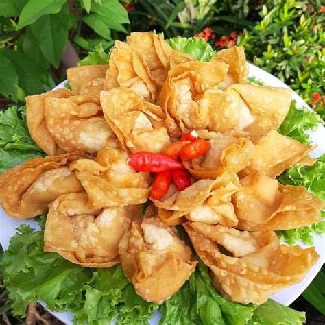 resep pangsit goreng instagram | Pangsit, Makanan dan minuman, Ide makanan