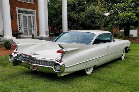 Download Car White Car Old Car Vehicle Cadillac Coupe DeVille Image