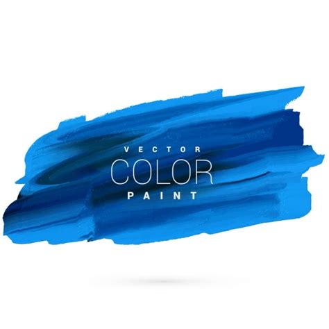 Free Vector | Blue hand paint stain vector design