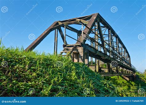 Steel Bridge for train stock photo. Image of save, trestle - 24929922