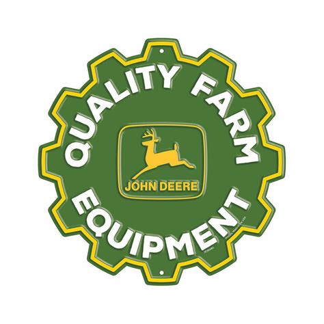 Mast General Store | John Deere Quality Farm Equipment Round Metal Sign