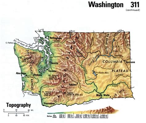 Washington Base And Elevation Maps - vrogue.co