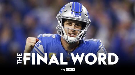 NFL The Final Word: Detroit Lions in playoff dreamland, while Jordan ...