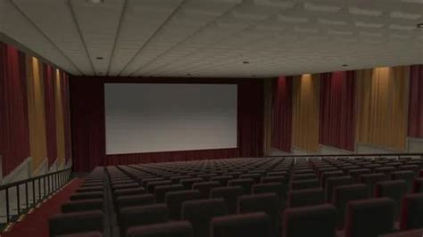 Movie Theater - Stadium Seating ~ 3D Model #96473660 | Pond5