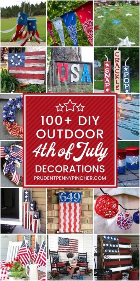 100 DIY 4th of July Outdoor Decorations - Prudent Penny Pincher