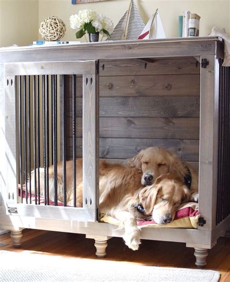 The Single Doggie Den™️ Indoor Rustic Dog Kennel Crate #Puppycratesandkennels # ...