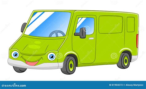 Cartoon Van Vector Illustration | CartoonDealer.com #81904272