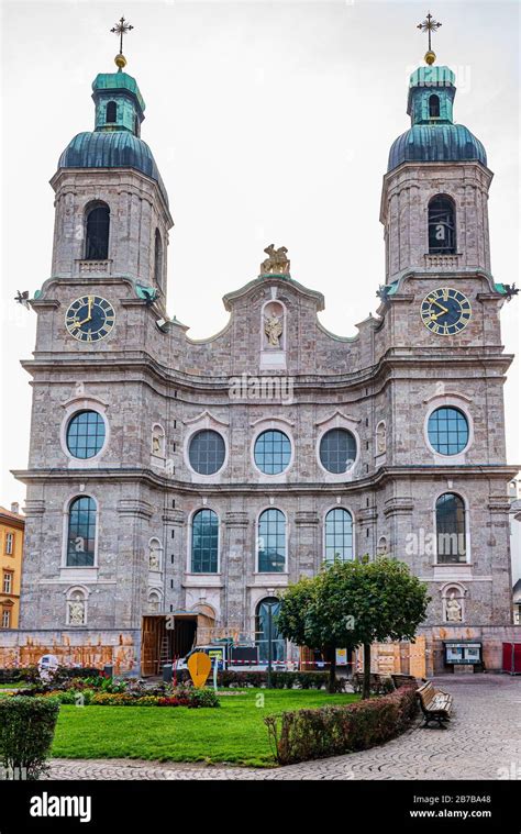 Cathedral of st james and innsbruck hi-res stock photography and images ...