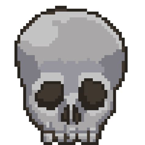 ArtStation - Pixel Art Skull | The Golden Gnome