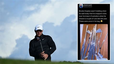 Why Brooks Koepka snapped an entire set of irons over his knee (twice!)