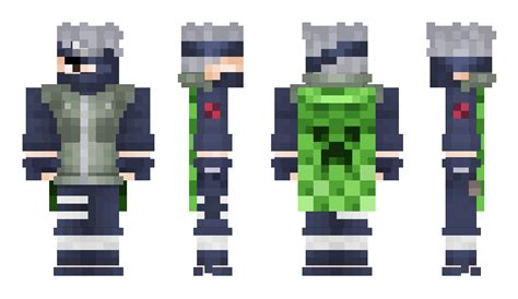 kakashi - Minecraft skin (64x64, Steve)