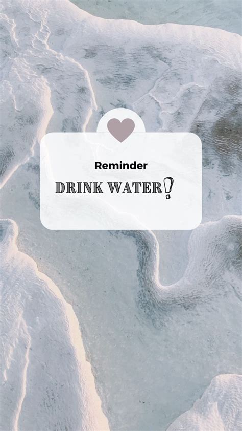 Drink water ! | Water reminder, Hydrate quotes, Drinking water