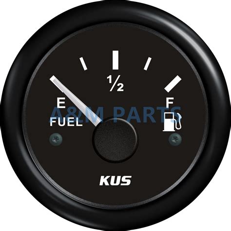 KUS Fuel Gauge Marine Boat RV Car Gas Diesel Tank Level Gauge Black 52mm 240 33ohms-in Oil ...