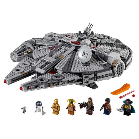 Lego Star Wars Millennium Falcon Construction Playset Multicolor, Kidinn