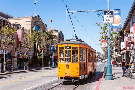 - Orange vintage tram in the streets of San Francisco, USA | Royalty ...