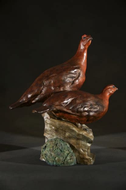 Red Grouse Pair – Out of Africa in Montana