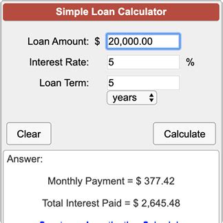 Loan calculator with cost of borrowing - SeonaghNolen