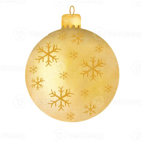 Watercolor Christmas Ball 17372972 PNG