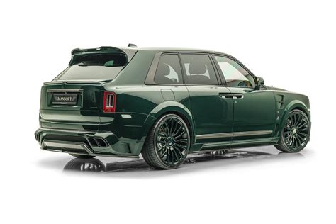 Photo Gallery: Mansory Rolls-Royce Cullinan in British Racing Green