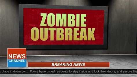 news broadcast title series - zombie Stock Footage Video (100% Royalty ...