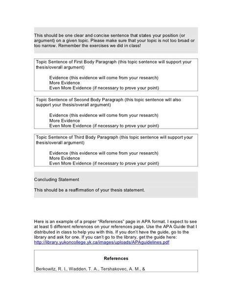 Thesis Statement Generator