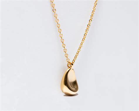 Gold Nugget Necklace - EDGY PETAL