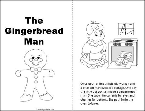 Gingerbread Man Story Printable - todalaactualidadmotor