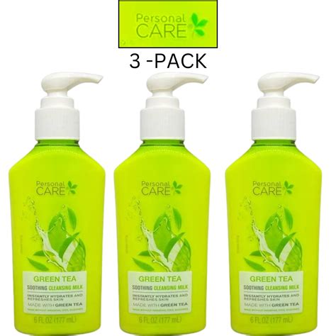 Personal Care Green Tea Soothing Cleansing Milk Made With Green Tea, 6Fl.oz (177ml) |3 Pcs per ...