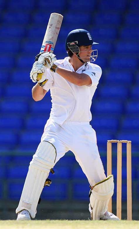 Alastair Cook cuts during his positive half century | ESPNcricinfo.com