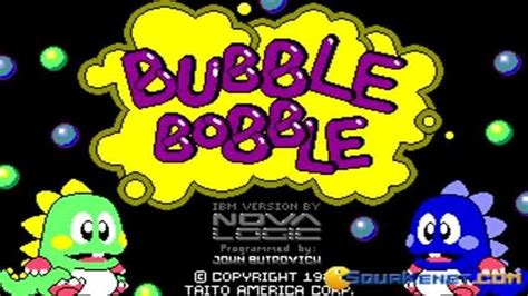 Bubble Bobble gameplay (PC Game, 1987) - YouTube