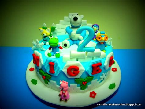 The Sensational Cakes: PORORO CAKE SINGAPORE / POBY BEAR CAKE SINGAPORE ( Igloo design cake ...