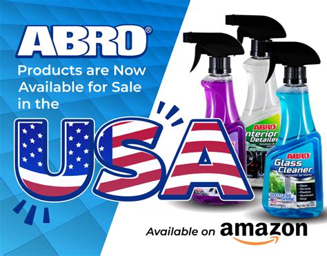 ABRO Products Now Available on Amazon - ABRO