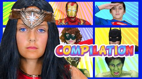 Superhero Finger Family Compilation | Finger Family Songs - YouTube