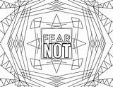 Fear Not Coloring Page  Nation sketch template