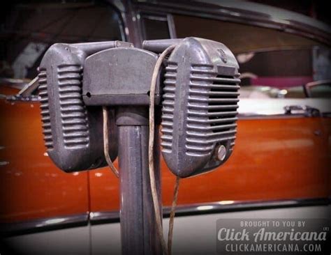 Now hear this: Drive-in movie theater speakers - Click Americana