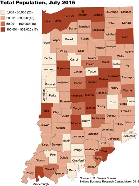 Indiana County Population Estimates