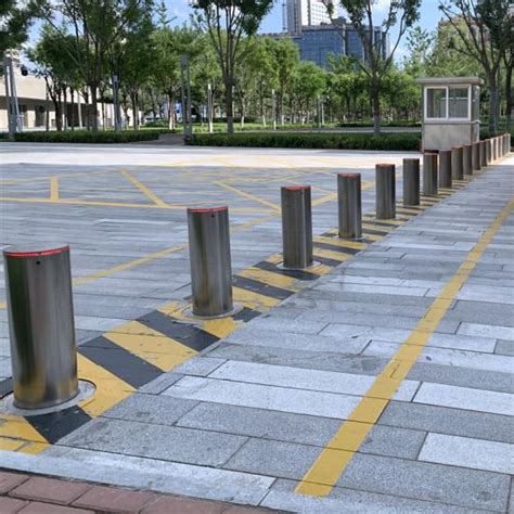 Automatic Rising Bollards,Security Anti-ram Retractable Bollards