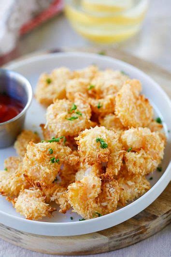 Parmesan Baked Popcorn Shrimp - Rasa Malaysia