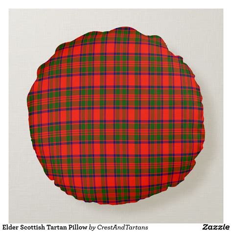 Elder Scottish Tartan Pillow | Zazzle.com | Tartan plaid pillows ...