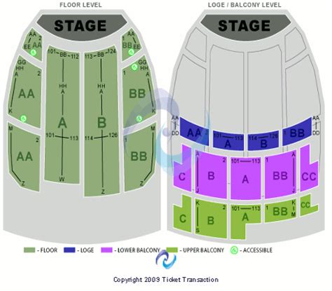 Powers Theater - Clemens Center Seating Chart | Powers Theater ...