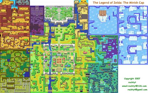 File:Legend of Zelda, The - Minish Cap, The - GBA - Map - Hyrule.png ...