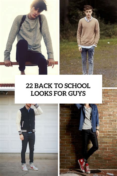 22 Cool Back To School Outfits For Guys - Styleoholic