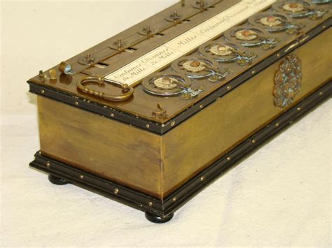 Pascaline Calculator in Rosewood Case