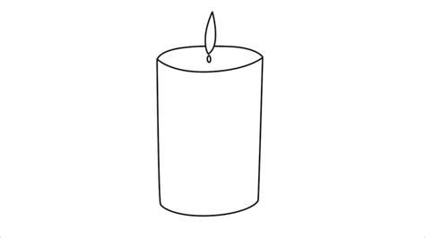 How To Draw A Candle Step by Step - [5 Easy Phase] & [Video]