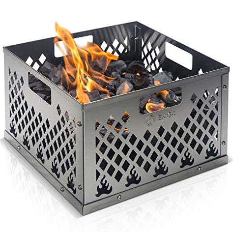 KIBAGA Stainless Steel Charcoal Firebox Basket for Oklahoma Joe's Smoker - Easy Clean Grill ...