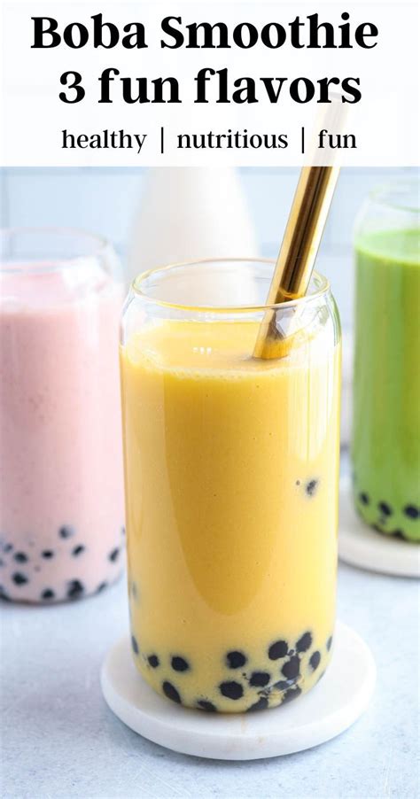 Boba smoothie – Artofit